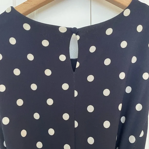 Ralph Lauren Polka Dot Sleeveless Tie Waist Dress! Classic Ralph Lauren! 12 - Picture 5 of 12